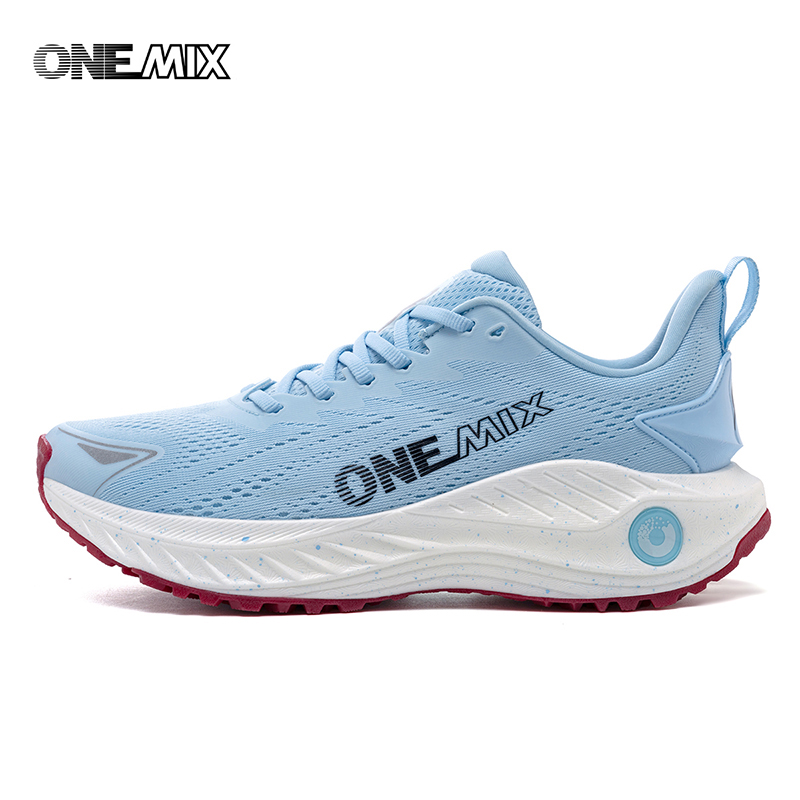 Reflective Night Running Shoes - O-Resilio รองเท้าวิ่งผู้ชาย Cushion Stability กีฬากลางแจ้ง Casual