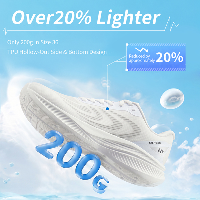 CIERSES รองเท้าวิ่งระบายอากาศไ - Reflective Night Running Shoes บทวิจารณ์และราคา