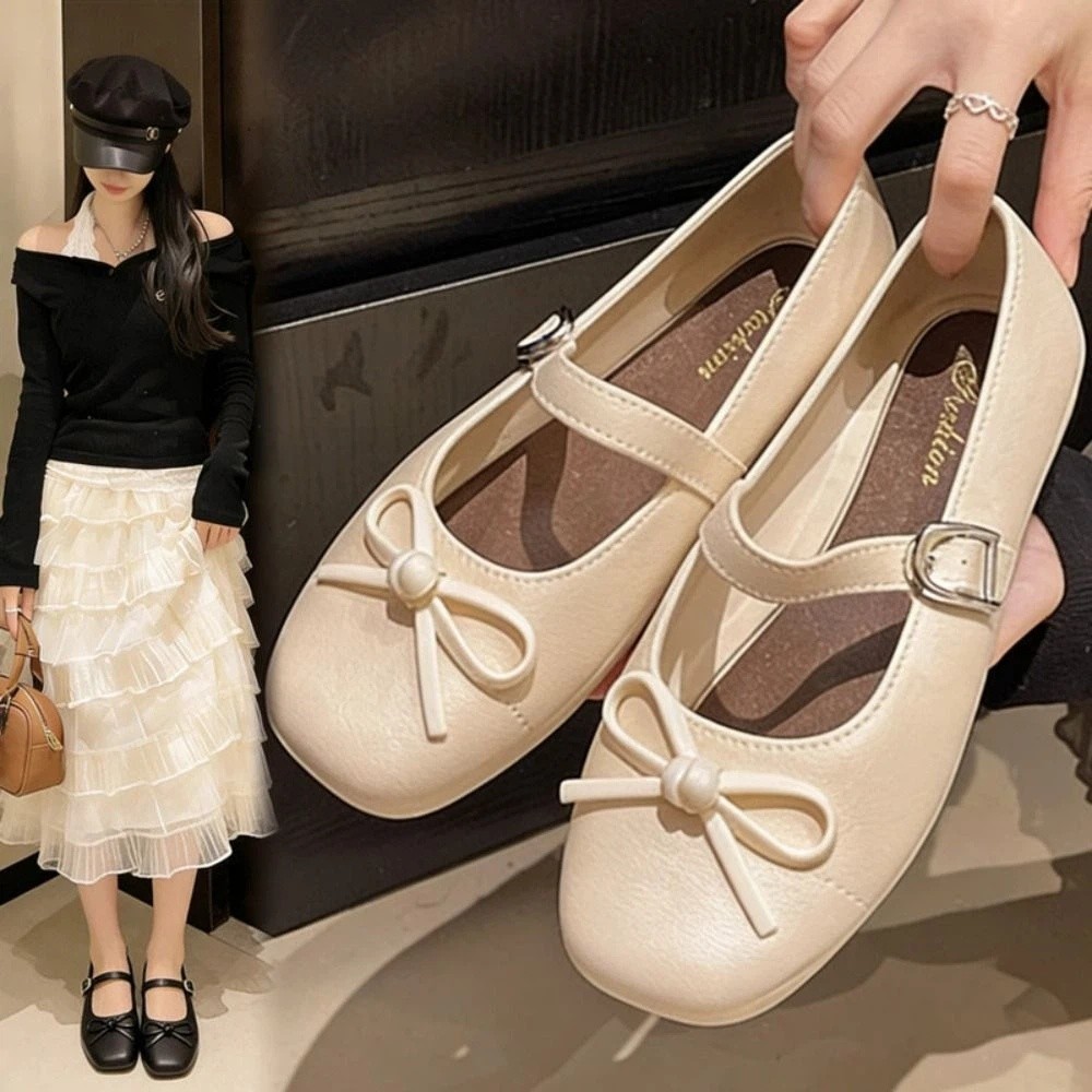 รองเท้าแตะผู้หญิงประดับโบว์มุก - Sandals บทวิจารณ์และราคา