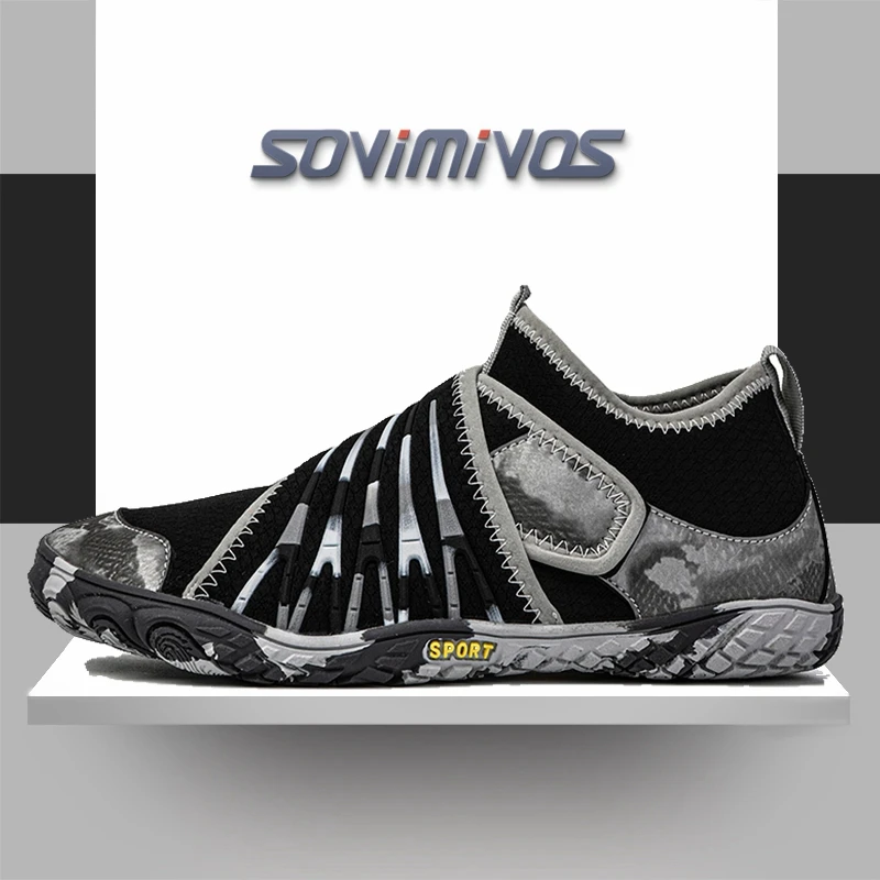 รองเท้าผู้ชายแบบไม่ใส่ถุงเท้า  - Wide Toe Box Running Sneakers บทวิจารณ์และราคา