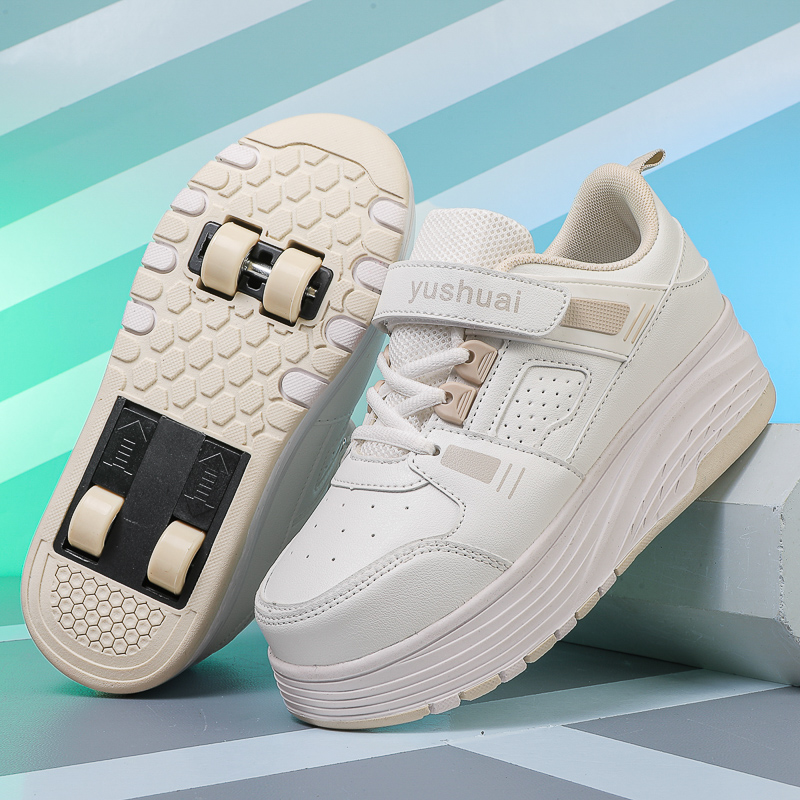 โรลเลอร์สเก็ตสี่ล้อสำหรับเด็กผ - Running Shoes บทวิจารณ์และราคา